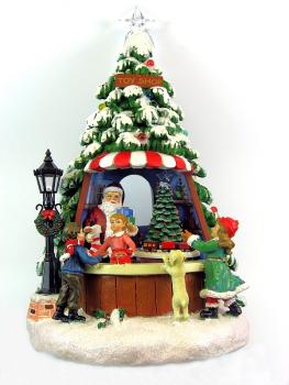 Spieluhr Santa im Weihnachtsbaum
