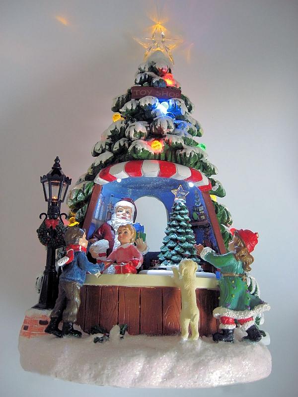 Spieluhr Santa im Weihnachtsbaum